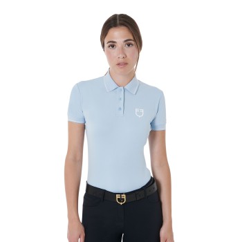 POLO FEMME COUPE SLIM EN TISSU RESPIRANT