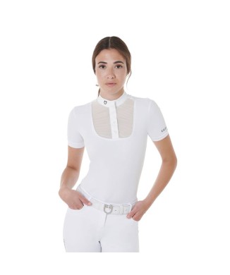 POLO FEMME COUPE SLIM AVEC BOUTONS