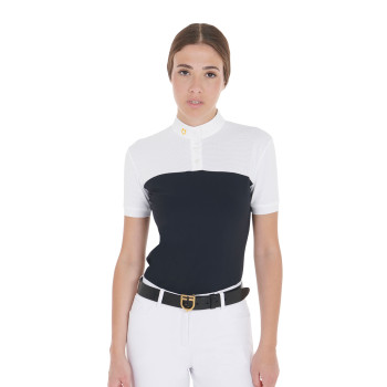 POLO FEMME COUPE SLIM TISSU TECHNIQUE ET MAILLE promo