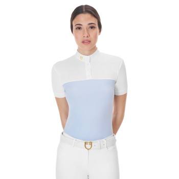 POLO FEMME COUPE SLIM TISSU TECHNIQUE ET MAILLE promo