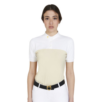 POLO FEMME COUPE SLIM TISSU TECHNIQUE ET MAILLE promo