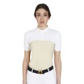 POLO FEMME COUPE SLIM TISSU TECHNIQUE ET MAILLE