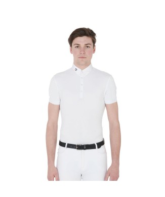 POLO DE COMPÉTITION HOMME EN TISSU TECHNIQUE RESPIRANT