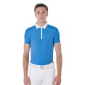 POLO DE COMPÉTITION HOMME AVEC ZIP ET INSERTS MESH