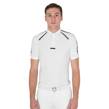 POLO DE COMPÉTITION HOMME COUPE SLIM MANCHES COURTES