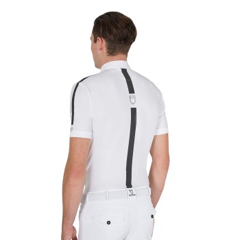 POLO DE COMPÉTITION HOMME COUPE SLIM MANCHES COURTES