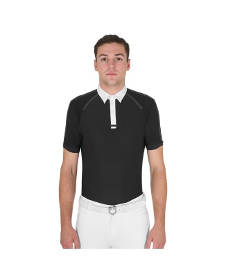 POLO DE COMPÉTITION HOMME COUPE SLIM MANCHES COURTES