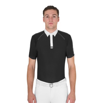 POLO DE COMPÉTITION HOMME COUPE SLIM MANCHES COURTES