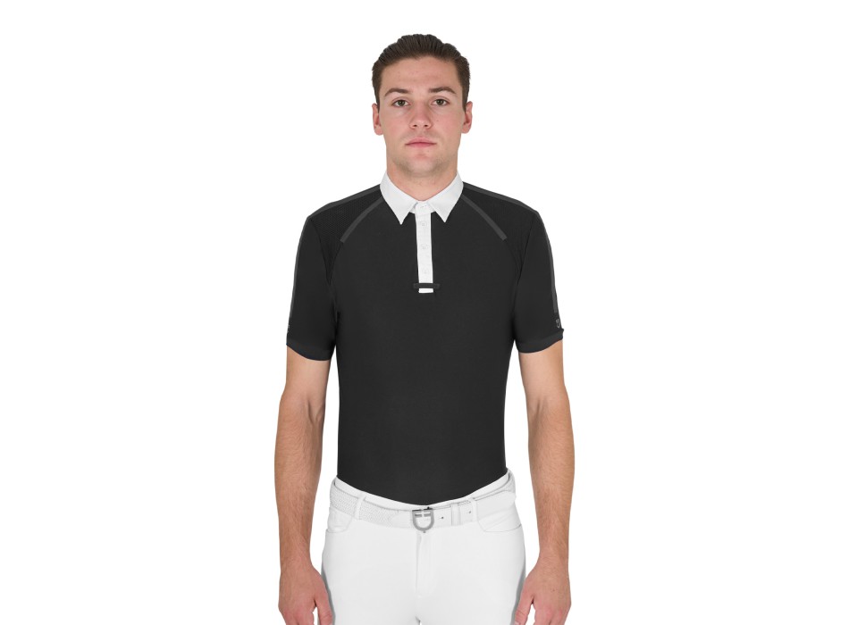 POLO DE COMPÉTITION HOMME COUPE SLIM MANCHES COURTES