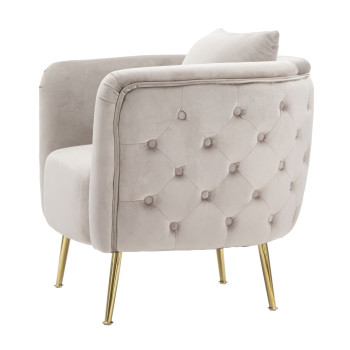 FAUTEUIL BUCAREST GRIS