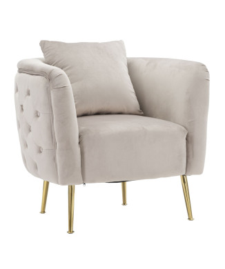 FAUTEUIL BUCAREST GRIS