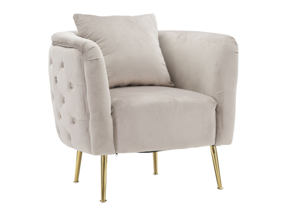 FAUTEUIL BUCAREST GRIS