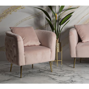 FAUTEUIL ROSE BUCAREST