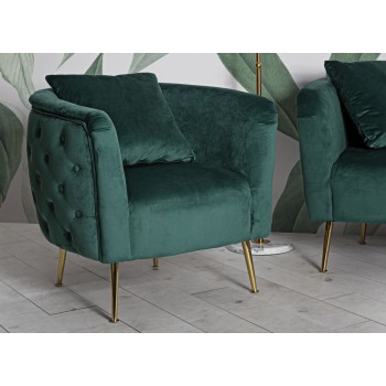 FAUTEUIL BUCAREST VERT