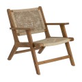 Fauteuil Geralda en bois d'acacia