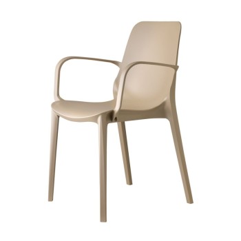 Fauteuil Ginevra Go Green avec accoudoirs Scab