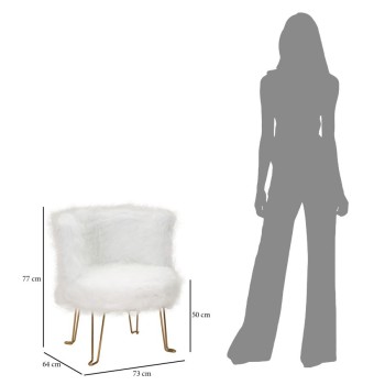 FAUTEUIL HACIL BLANC