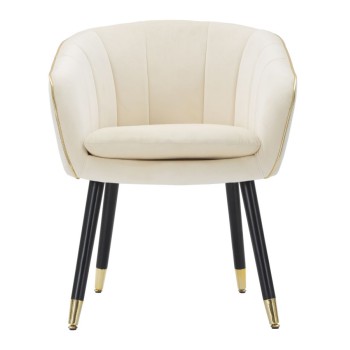 FAUTEUIL PARIS CRÈME/DORÉ