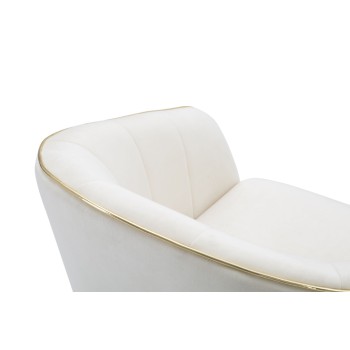 FAUTEUIL PARIS CRÈME/DORÉ