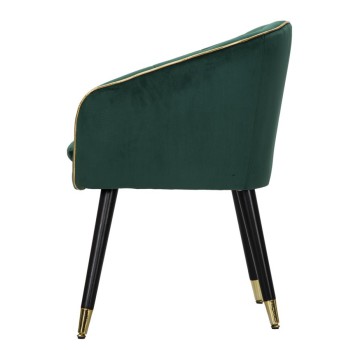 FAUTEUIL PARIS VERT/DORÉ