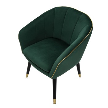 FAUTEUIL PARIS VERT/DORÉ