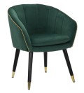 FAUTEUIL PARIS VERT/OR