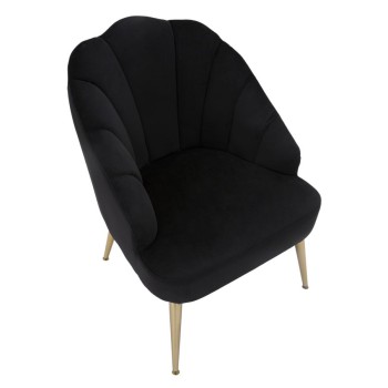 FAUTEUIL COQUILLE NOIR