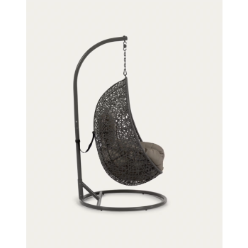 Fauteuil suspendu Florina gris foncé