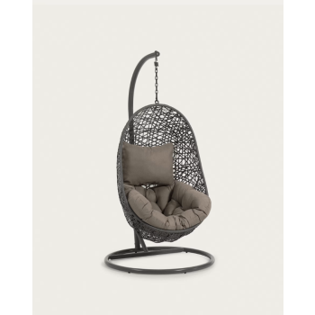 Fauteuil suspendu Florina gris foncé