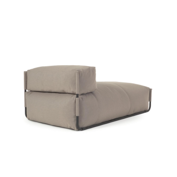 Pouf d'extérieur carré canapé modulable