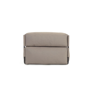 Pouf d'extérieur carré canapé modulable