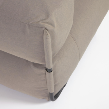 Pouf d'extérieur carré canapé modulable