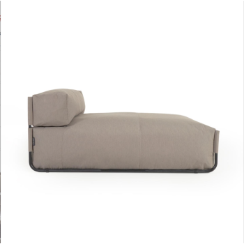 Pouf d'extérieur carré canapé modulable