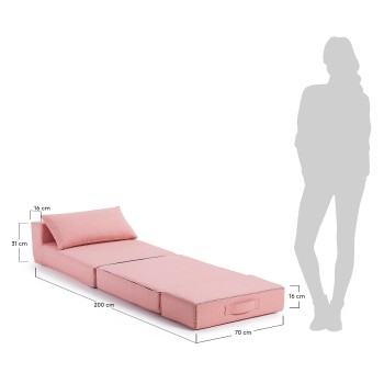 Pouf letto Arty 70 x 89 (200) cm