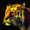 Carte ABSTRACT TIGER G1518 PINTDECOR