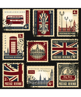 Cadre STAMPS LONDON G1246 PINTDECOR