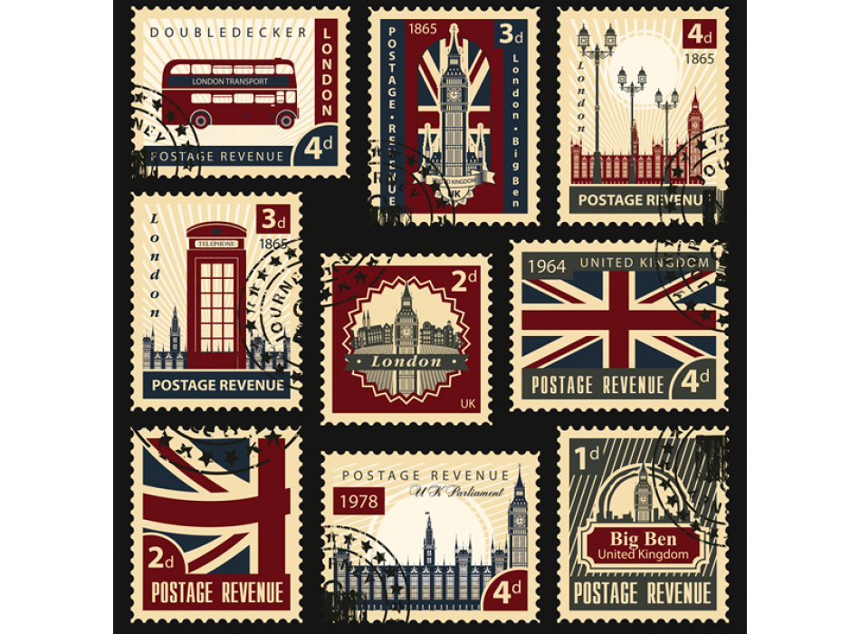 Cadre STAMPS LONDON G1246 PINTDECOR