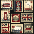 Toile STAMPS LONDON G1246 PINTDECOR