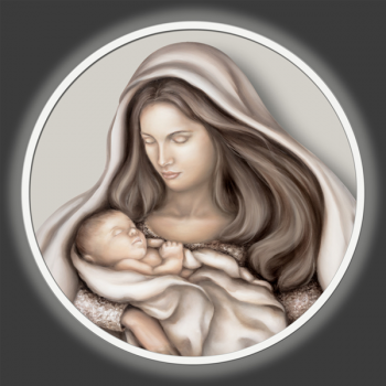 Cadre BRIGHT MATERNAL EMBRACE GLT6748 PINTDECOR