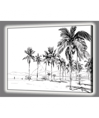 Tableau BRIGHT PALMS GL4522 PINTDECOR