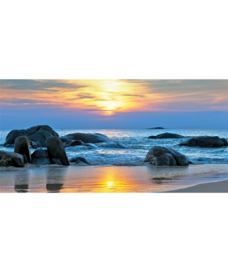 Image COUCHER DE SOLEIL SUR LA MER G1214 PINTDECOR