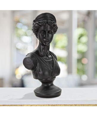 SCULPTURE NOIRE DE FEMME ROMAINE