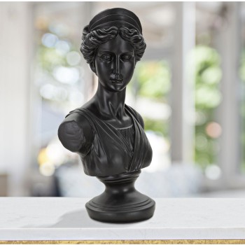 SCULPTURE NOIRE DE FEMME ROMAINE