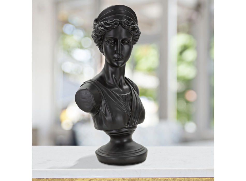 SCULPTURE NOIRE DE FEMME ROMAINE