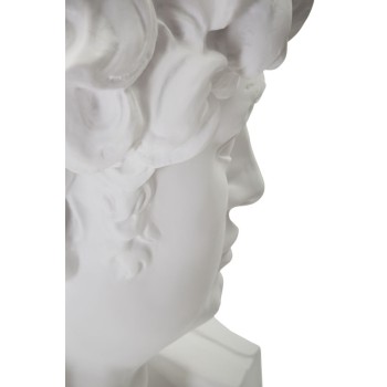 SCULPTURE ANTIQUE TÊTE BLANCHE