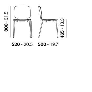 CHAISE BABILA 2730 PEDRALI