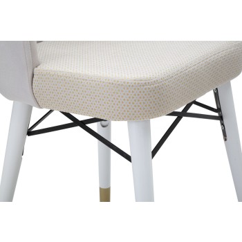 ENSEMBLE DE CHAISES BELLA CRÈME 2PCS