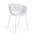 Chaise d'extérieur 100% Yeray blanc PROMO