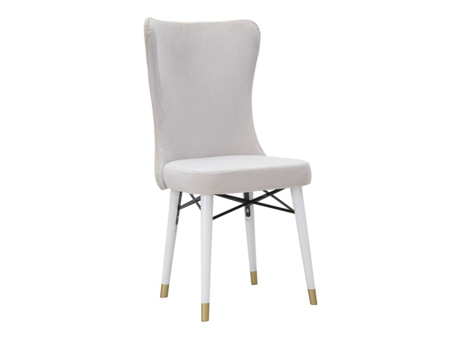 ENSEMBLE DE CHAISES MIMOZA CRÈME 2PCS