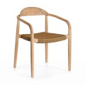 Chaise Nina en bois d'acacia massif et corde